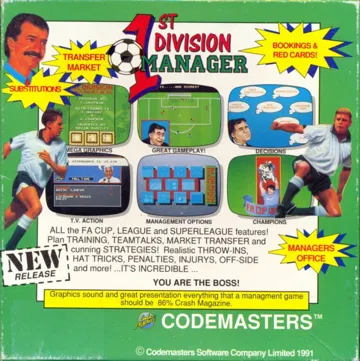 1st Division Manager box cover back